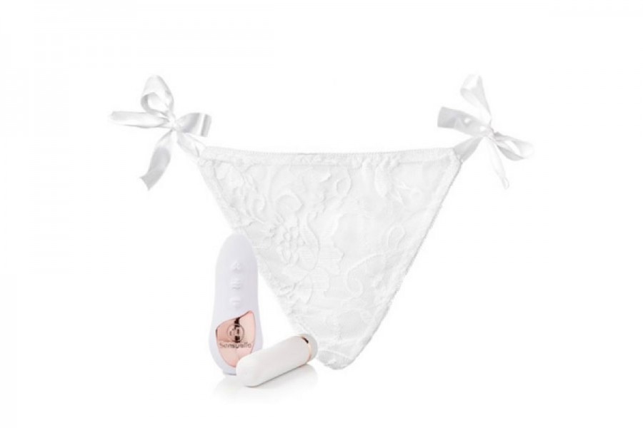 NU Sensuelle Rechargeable Pleasure Lace-Up Panty Vibrator