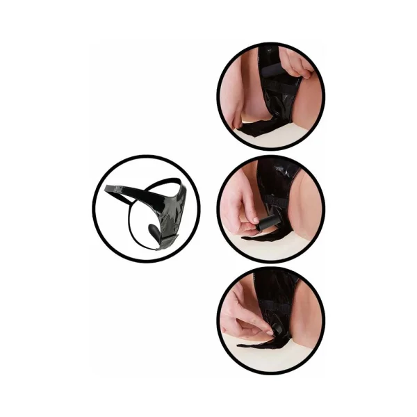 20-function Remote Fantasy Panty - Black