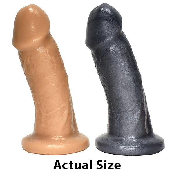 SquarePegToys® Nathan Harness SuperSoft Bronze Silicone Dildo with Suction Cup
