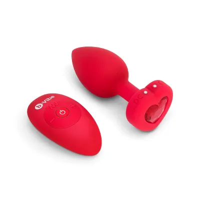 B Vibe Vibrating Heart Plug