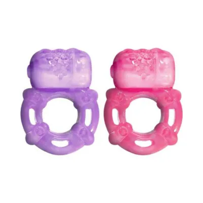 Super Stud Orgasmic Vibrating Silicone Cock Ring Waterproof 12 Per Display