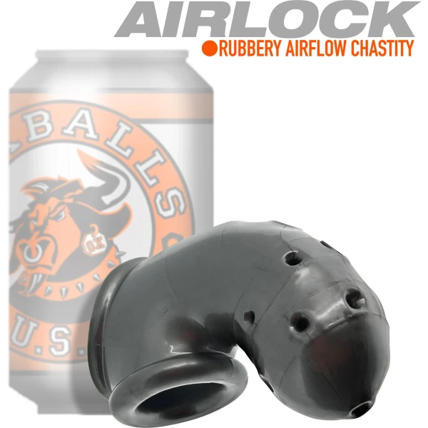Oxballs Airlock Vented Chastity Cage - Steel