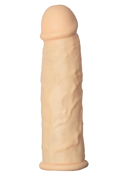 The Great Extender 1st Vibrating Penis Sleeve 7.5" - White — image 5 of 5