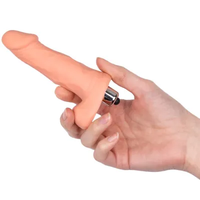 Bondara Pocket Pecker Light Tone Vibrating Dildo 4 5 Inch