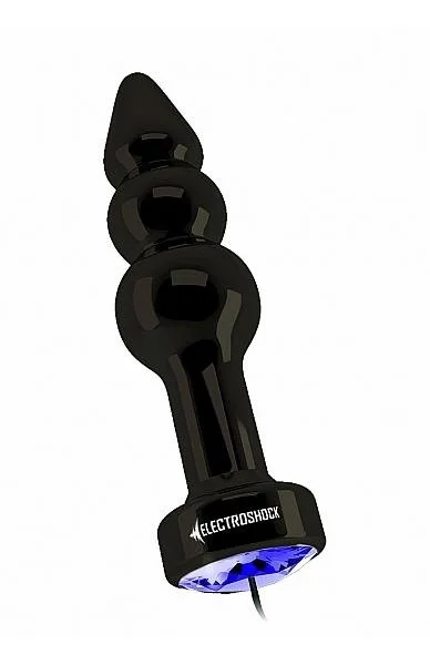 Ribbed Butt Plug - Gun Grey