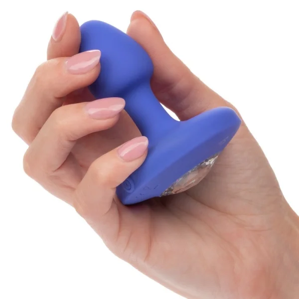 Cheeky Gems Silicone Rechargeable Vibrating Small Anal Probe By CalExotics - Pink