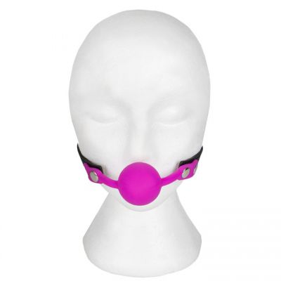 Bondara Humble Humiliation Purple Silicone Ball Gag