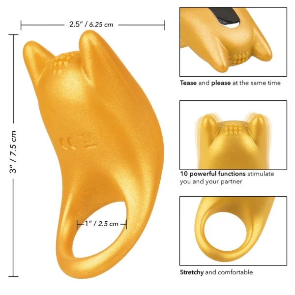 CalExotics - Naughty Bits Horny AF Vibrating Cock Ring