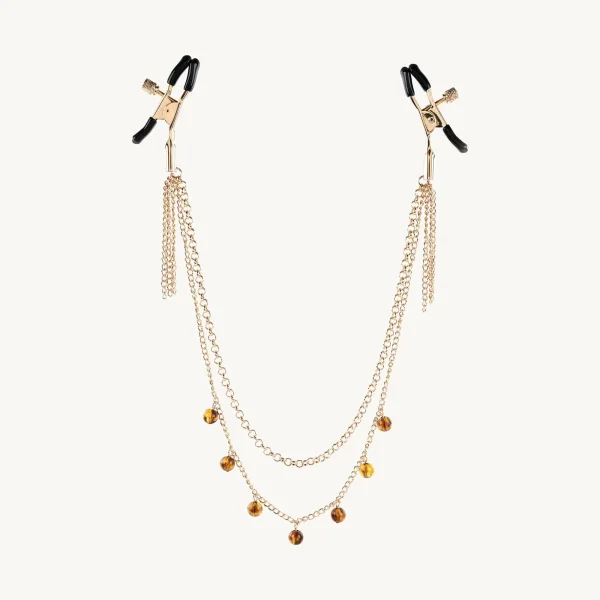 Sincerely Amber Chained Nipple Clamps
