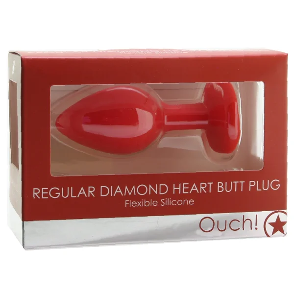 Regular Diamond Heart Butt Plug