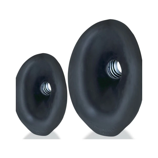 Butt Plugs:  Oxballs Morphhole-1 Gaper Plug Small Black Ice