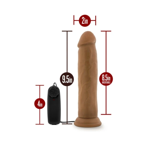 Dr. Skin - Dr. Throb 9.5in Vibrating Realistic Cock With Suction Cup