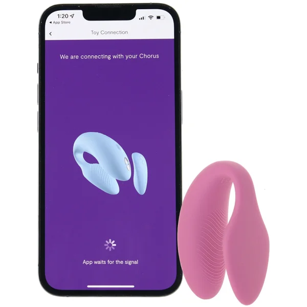 We-Vibe Sync Rechargeable Silicone Remote & App Controlled Couples Vibrator - Dusty Pink