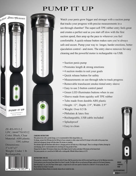 Zero Tolerance Pump It Penis Pump