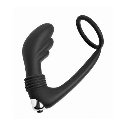 Prostatic Play Nova Silicone Cock Ring And Prostate Vibe