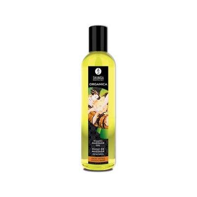 Shunga Massage Oil Organic Almond Sweetness Yellow