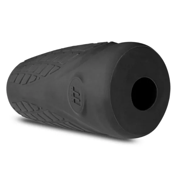 M Elite Platinum Gript Silicone Dual End Penis Masturbator By Blush - Black