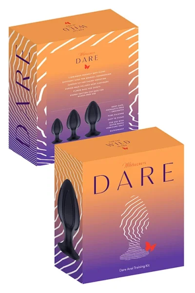 Wild Secrets Dare Silicone Anal Training Kit (3 Pce)