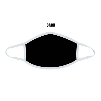Liquid Party Pure Holographic White Dust Mask With Silver Trim