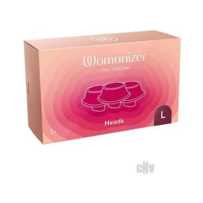 Womanizer Premium Classic Heads Bordeaux Large Pack Of 3