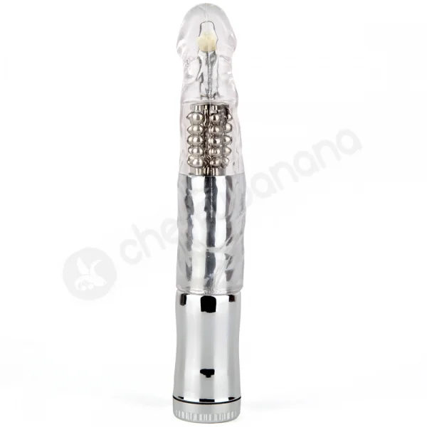 Cherry Banana Love Bunny 15 Function Silver Rabbit Vibrator