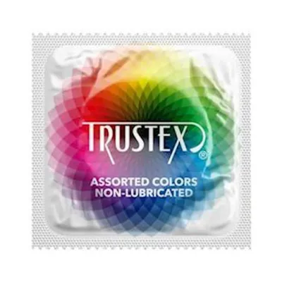 Trustex Assorted Colors Non lubricated Single Unit