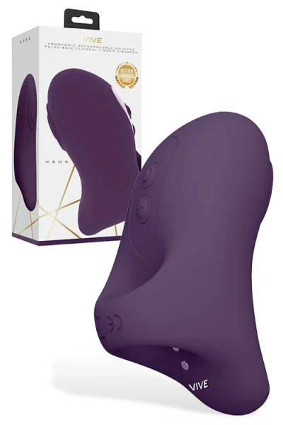 Shots Toys 3.4" Hana Thumping Silicone Finger Vibrator