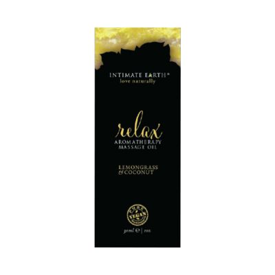 Intimate Earth Relax Massage Oil Foil 30ml 1oz