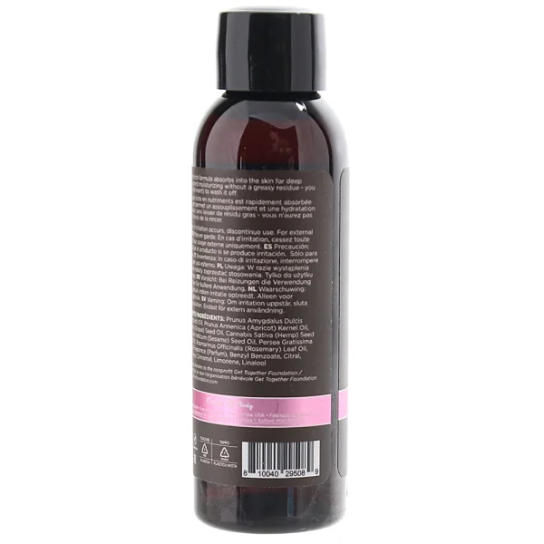 Hemp Seed Massage & Body Oil 2oz/60ml