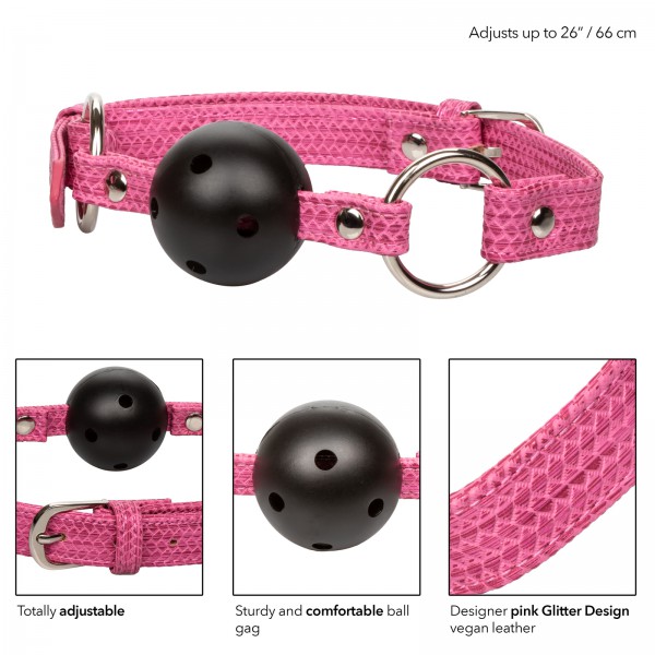 Tickle Me Pink Ball Gag