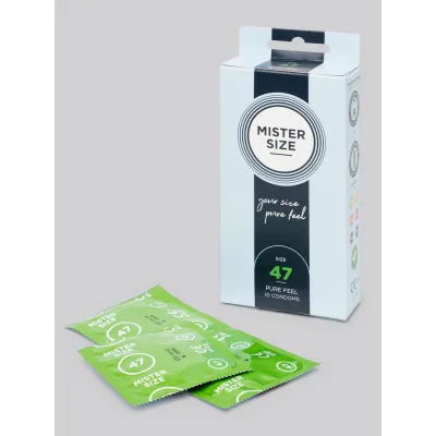 Mister Size Extra Thin 47mm Condoms 10 Pack