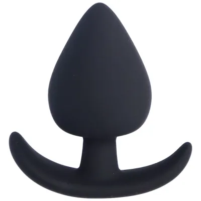 Silicone Anal Plug with Stainless Steel Ball