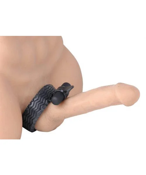 Tread Tire Cock Ring W/ Clit Stim — image 7 of 8