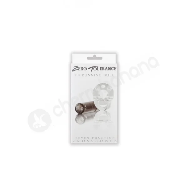 Crossbones The Running Bull Clear Cock Ring