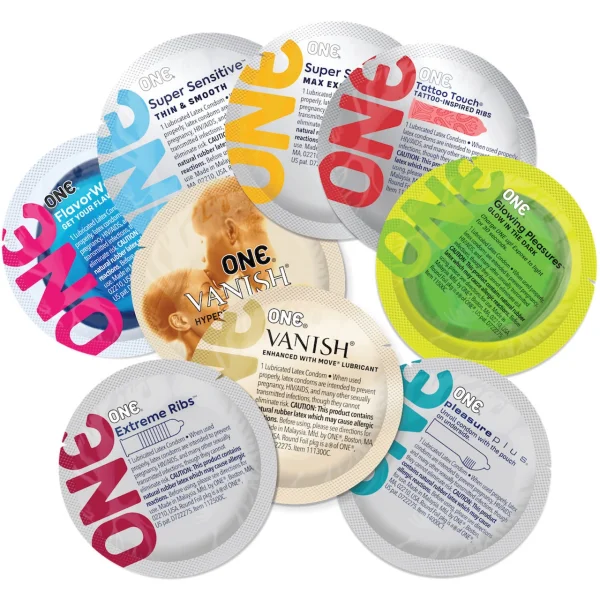 ONE Mixed Pleasures Condoms (24 Pack)