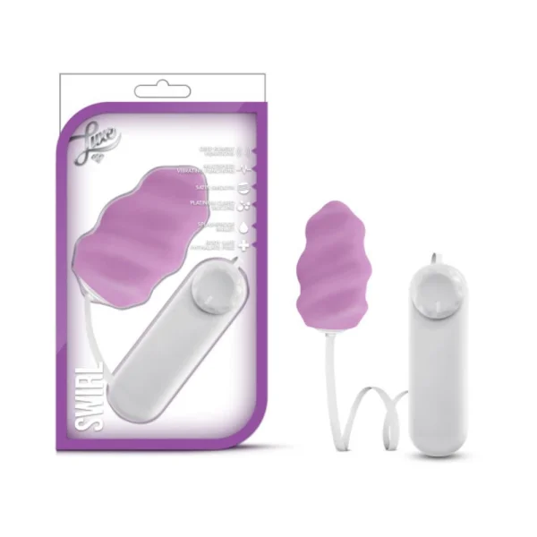 Luxe Swirl Bullet Vibrator With Sleeve Purple — image 9 of 9