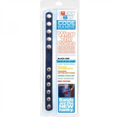 Cockyboys Code Band Dark Blue anal