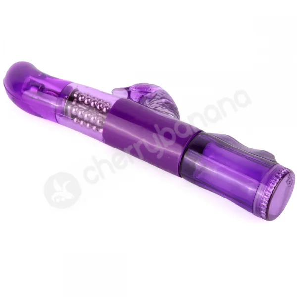 Cherry Banana Wet Dreamer 15 Function Purple Dolphin Vibrator