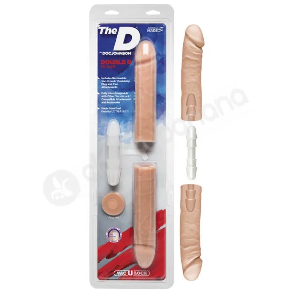 The Double D 16 Inch Flesh Dildo