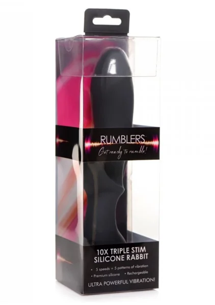 10X Triple Stim Silicone Vibrator — image 5 of 10