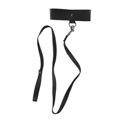 Sportsheets S M Black Leash and Collar