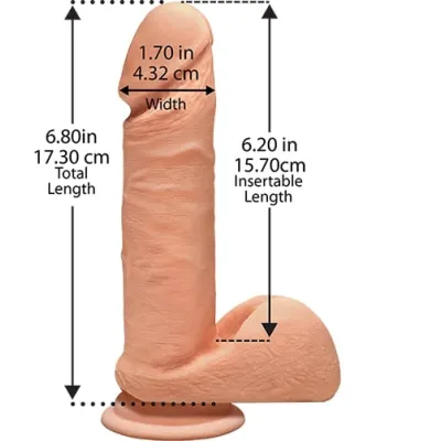 The D Perfect D 7 Inch with Balls Vanilla