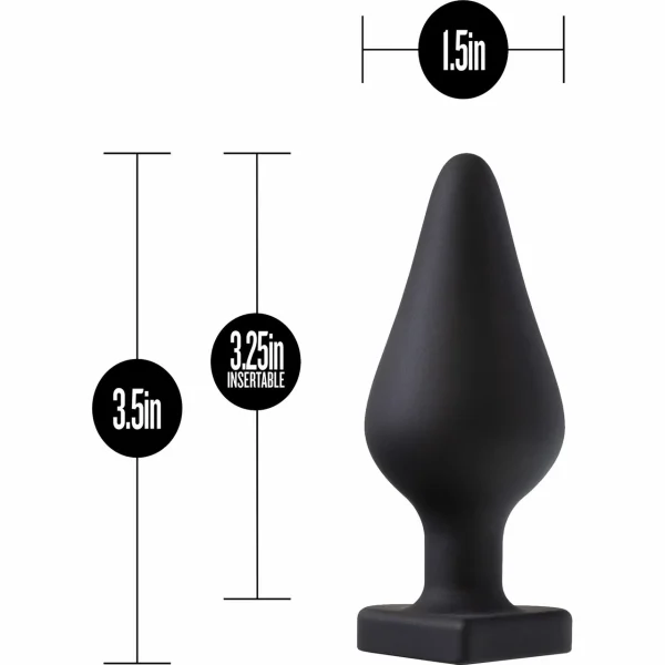 Blush Temptasia Spank Me Silicone Heart Butt Plug