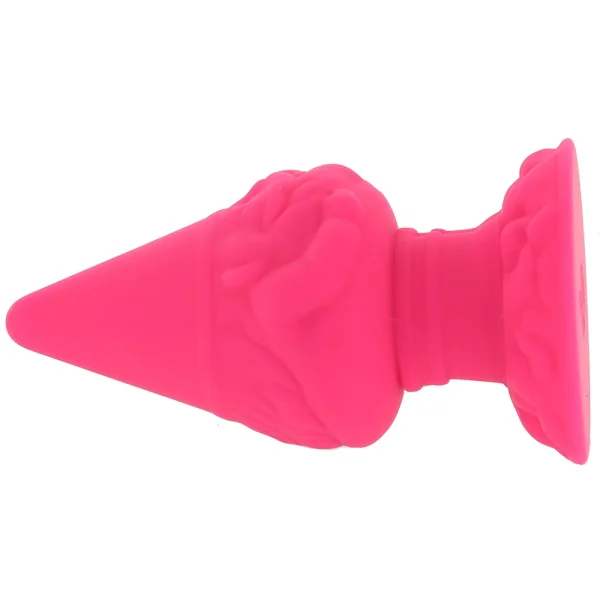 Naughty Bits Anal Gnome Silicone Butt Plug By CalExotics - Pink