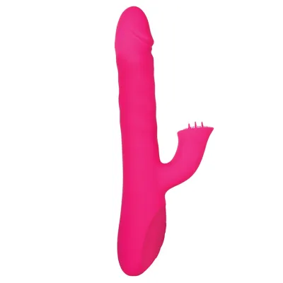 Adam and Eve 9 7 Rotating Thrusting Rabbit Vibrator with Clitoral Ticklers