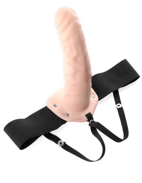Fetish Fantasy 8 in. Hollow Strap On Black