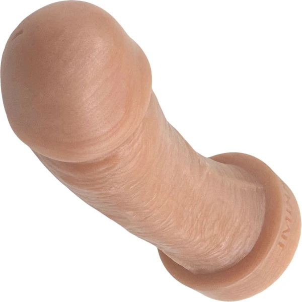The Basio Short & Thick 5.75" Platinum Silicone Realistic Dildo By Uberrime - Vanilla