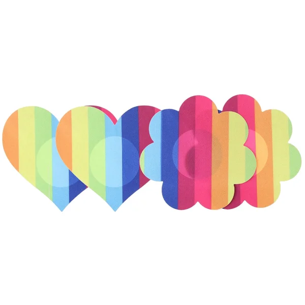 Pretty Pasties Pride Heart & Flower Set