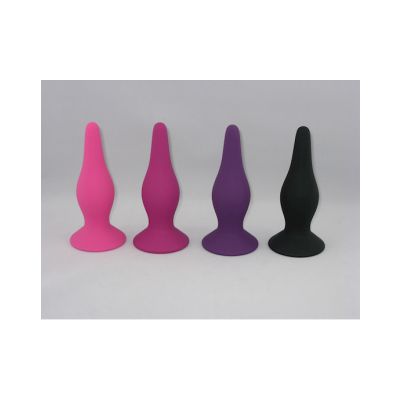 Silicone Butt Plug Purple One Size