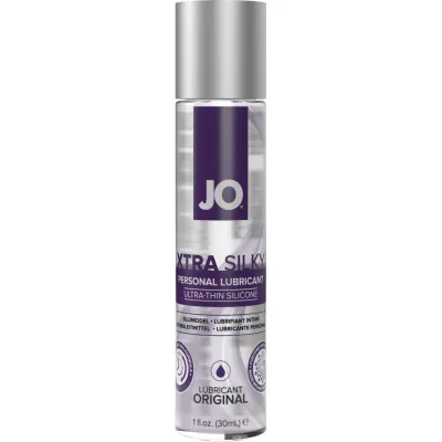 JO XTRA Silky Ultra Thin Silicone Based Personal Lubricant 1 fl oz